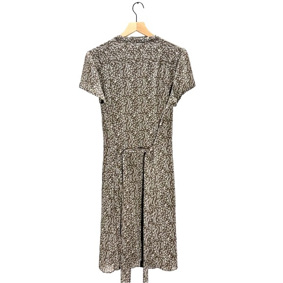 MSK Dress Brown Floral Knee Length Dress by MSK - Picture 4 of 6